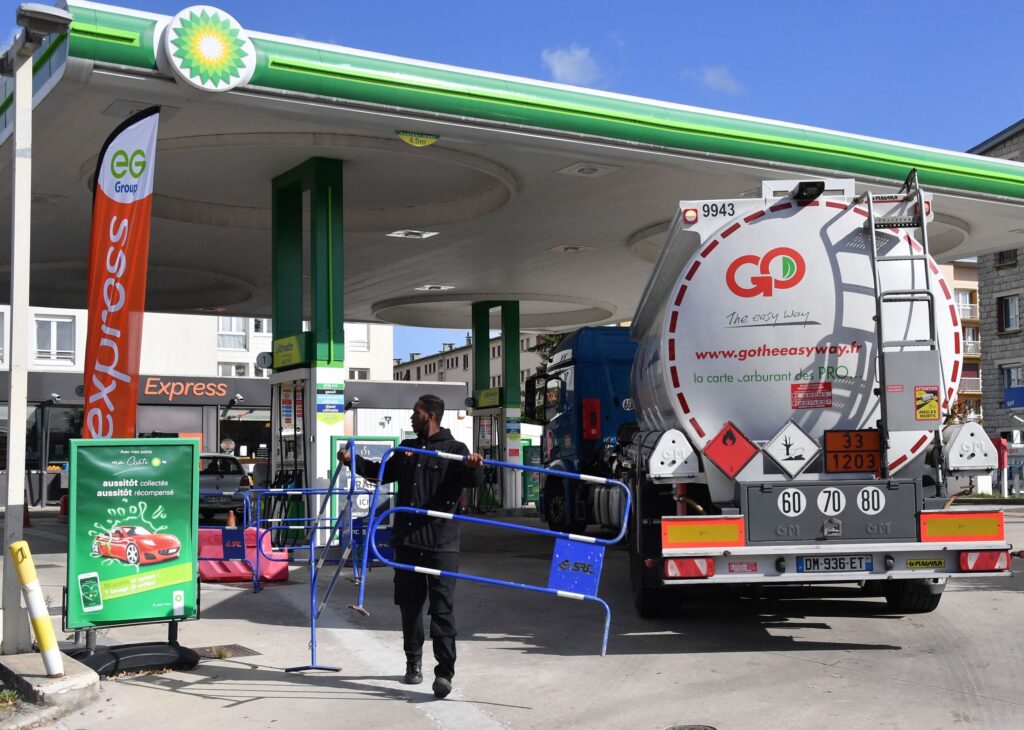 Gas Stations Running On Empty in Parts Of France