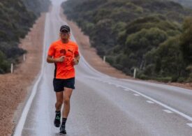 Un tânăr a alergat de la un capăt la altul al Australiei: A parcurs 4.000 km în 47 de zile