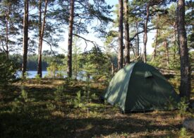 Povestea unui IT-ist rus care trăiește în pădure ca să scape de mobilizare: Dormitorul și biroul la cort, cămara în tomberon