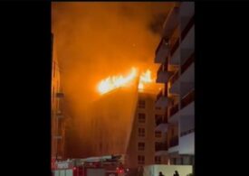 Incendiu puternic la un penthouse din București. Clotilde Armand: Cei care au emis autorizaţiile trebuie să plătească (Video)