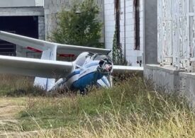 Un planor a căzut în apropierea unui aerodrom din Bihor. Pilotul a murit