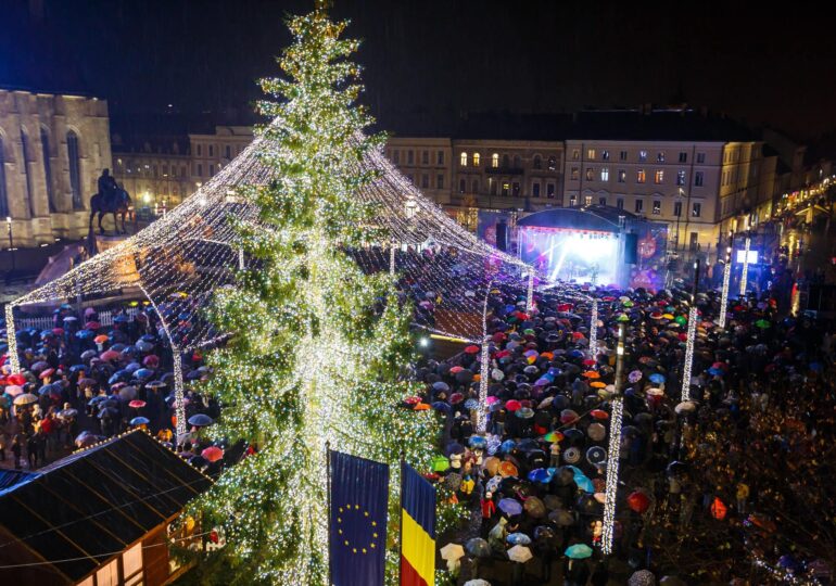 Boc face cel mai lung târg de Crăciun la Cluj. Brașovul deschide mai târziu, dar vor fi căsuțe în mai multe locuri din oraș