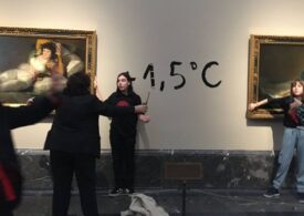 Doi activişti de mediu şi-au lipit mâinile de rama a două tablouri de Goya (Video)