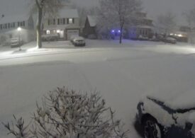 Zăpadă cu tunete, un fenomen foarte rar, observat în statul New York. Regiunea se pregătește de o furtună istorică (Video)