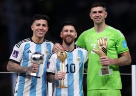 Lionel Messi a primit trofeul pentru cel mai bun jucător de la Cupa Mondială