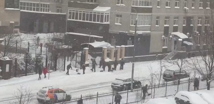 „Apocalipsă de zăpadă” la Moscova (Video)