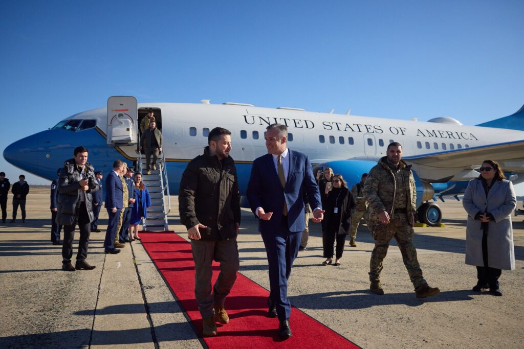 Ukrainian President Volodymyr Zelensky in USA