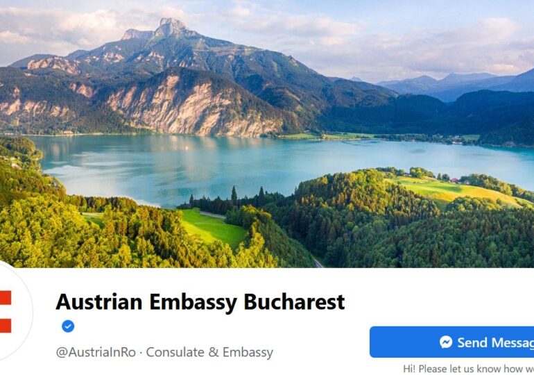 Românii au lăsat sute de comentarii pe pagina de Facebook a Ambasadei Austriei, după votul de joi