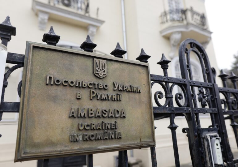 Alertă la Ambasada Ucrainei de la București. A intervenit SRI <span style="color:#ff0000;font-size:100%;">UPDATE</span> Reacția MAE și Kievului