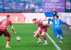 CFR Cluj, învinsă în prelungiri în Superligă