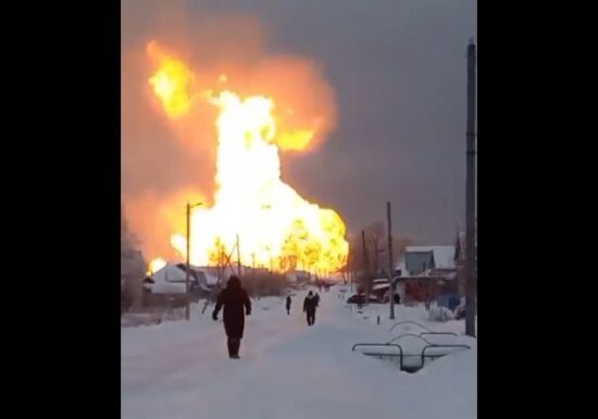 Explozie la un gazoduct din Rusia (Video)