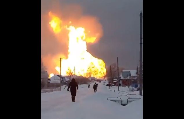 Explozie la un gazoduct din Rusia (Video)