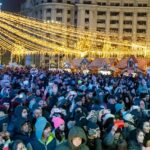 Peste 25.000 de vizitatori, în prima zi cu concerte la Târgul de Crăciun din Piața Constituției