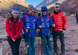 Premieră pentru România: Doi tineri nevăzători au ajuns pe cel mai înalt vârf muntos din America de Sud (Foto & Video)