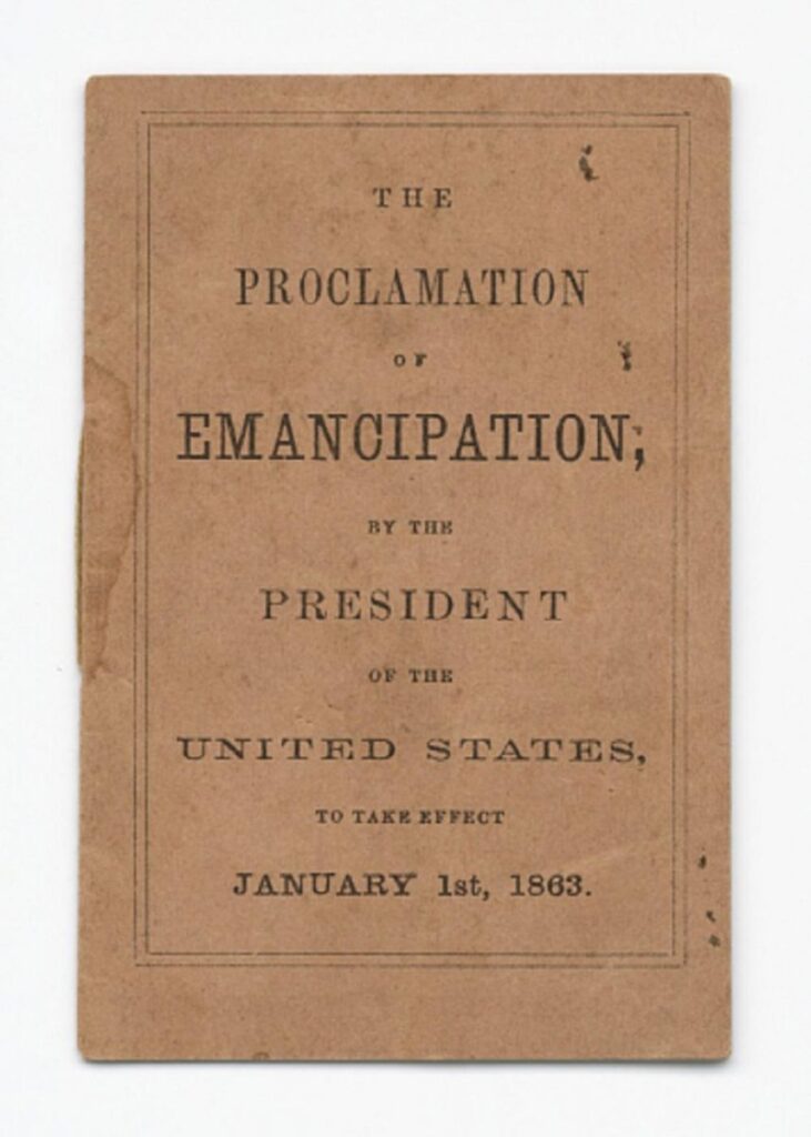 Declarația de emancipare sclavie SUA