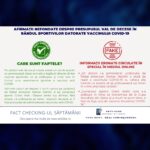 Fact checking-ul săptămânii: Afirmații nefondate despre presupusul val de decese în rândul sportivilor datorate vaccinului Covid-19