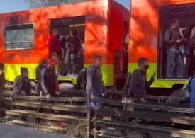 Două trenuri de metrou s-au ciocnit în Mexic: un mort și 57 de răniți (Video)