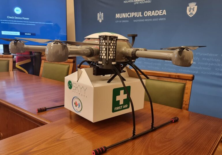 Inovație la Oradea: Probele medicale vor fi transportate cu drona