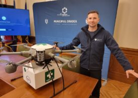 Oradea: Drona care transportă probe medicale între spitale a fost testată cu succes: 6 km în 8 minute (Video)