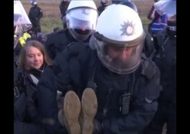 Greta Thunberg a fost arestată în Germania (Video)