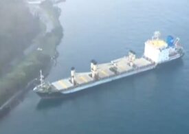 O navă din Ucraina a blocat Strâmtoarea Bosfor (Video) <span style="color:#990000;font-size:100%;">UPDATE</span>