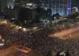 O nouă manifestație uriașă anti-guvern în Israel. Fostul premier s-a alăturat protestului (Video)