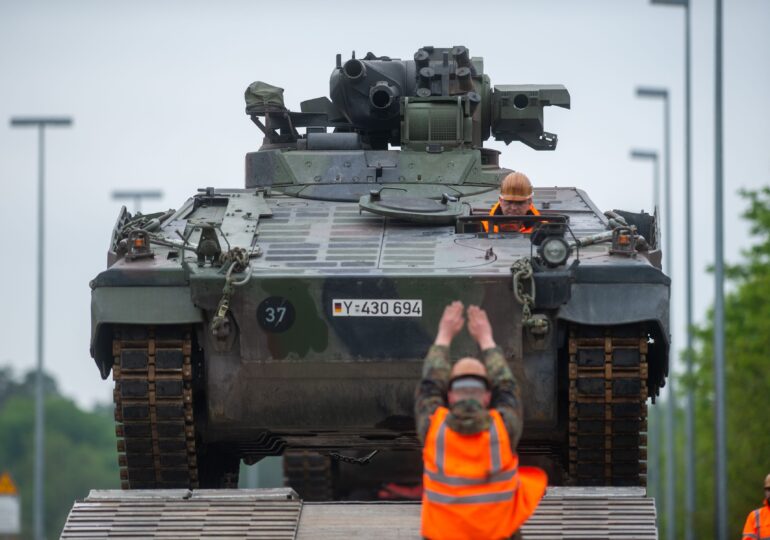 Soldații ucraineni trec granița ”cu încredere” în blindatele Marder din Germania: ”Nu ne facem griji!”