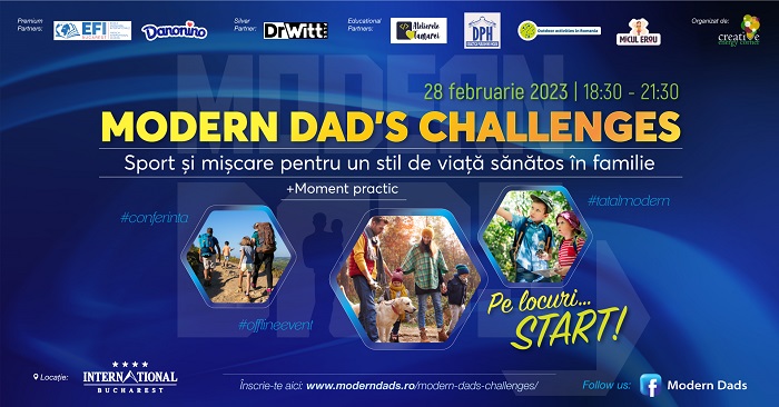 Modern Dad’s Challenges - Sport și mișcare pentru un stil de viață sănătos în familie