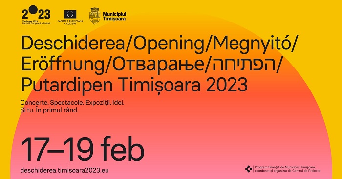 Programul deschiderii Timișoara 2023 - Capitală Europeană a Culturii