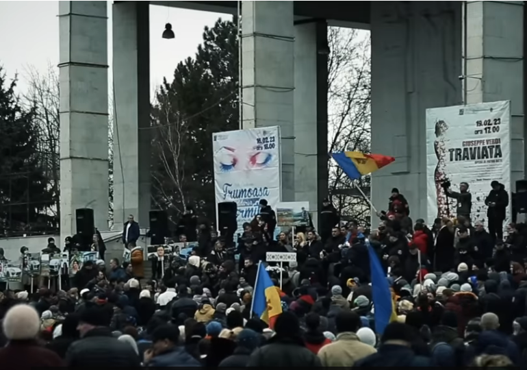 Tensiunea crește în Republica Moldova: Pro-rușii au făcut miting la Chișinău împotriva Guvernului, s-a scandat "Jos, Maia Sandu!" (Foto&Video)