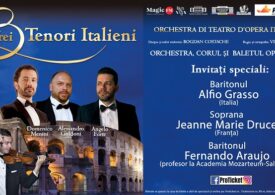 Trei tenori italieni în turneu național
