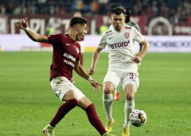 Superliga: CFR Cluj și Rapid, egal cu goluri multe și spectacol la cote înalte