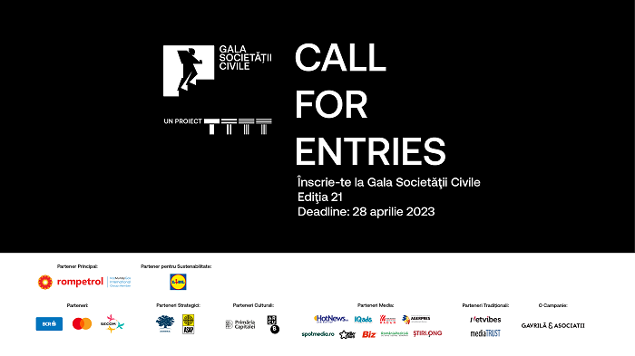 The Institute dă startul înscrierilor în competiția Gala Societății Civile