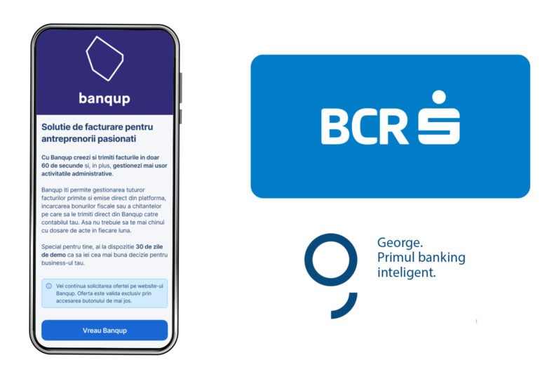 BCR extinde serviciile pentru antreprenori din George, printr-un parteneriat cu Banqup, platforma software de administrare documente și facturare