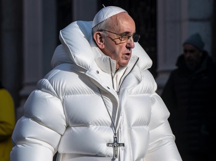 Autorul imaginii cu papa Francisc în geaca albă de lux s-a speriat de ceea ce poate face Inteligența Artificială