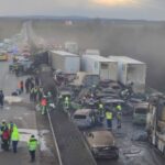 Accidentul din Ungaria: O persoană a murit. Cinci români au fost implicați. Au apărut imagini filmate de camere de bord (Video)