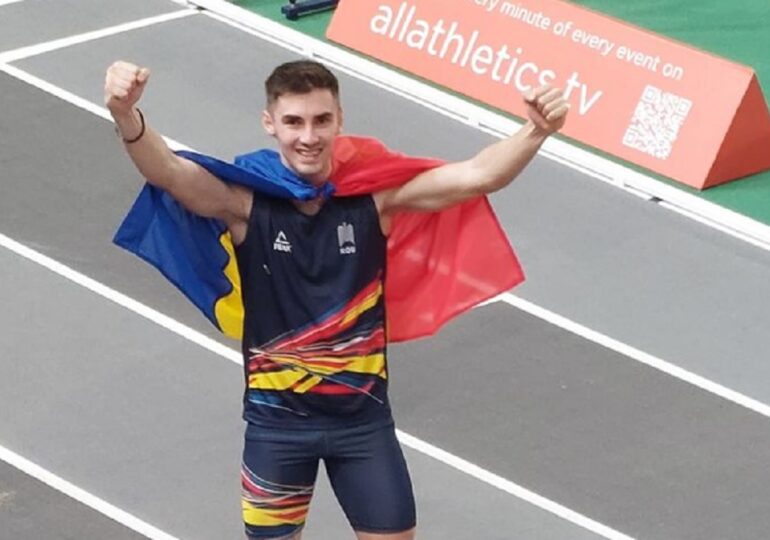 Gabriel Bitan a câștigat medalia de bronz la săritura în lungime, la Europenele de la Istanbul