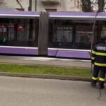 Un tramvai cu pasageri a loc foc în mers, la Timișoara (Video)