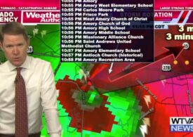 Momentul în care un meteorolog s-a rugat în direct la TV, după ce a prognozat o tornadă devastatoare (Video)