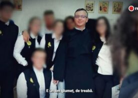 Un profesor de la Seminarul Teologic din Baia Mare s-a fotografiat în pat cu eleve de 15 ani, le-a trimis mesaje cu tentă sexuală și le-a turnat băutură pe gât (Video)