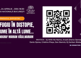 Vernisajul expoziției Refugiu în distopie, O lume în altă lume..., pe 24 aprilie, la Opera Națională București