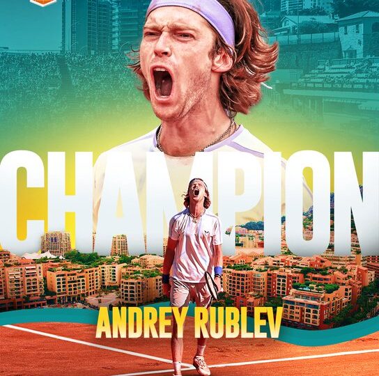 Andrey Rublev, noul campion de la Monte Carlo. L-a învins în finală pe elevul "minune" al lui Mouratoglou