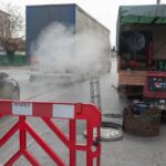 Avarie majoră pe conducta magistrală de termoficare, la intersecția Șoselei Mihai Bravu cu Splaiul Unirii. CET Progresu, oprită forțat