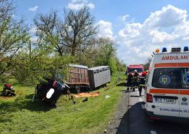 Accident grav, cu cinci mașini, între Caransebeș și Lugoj. O persoană a murit și patru au fost rănite