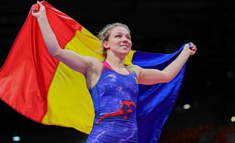 Andreea Beatrice Ana a câștigat medalia de aur la Campionatele Europene de lupte