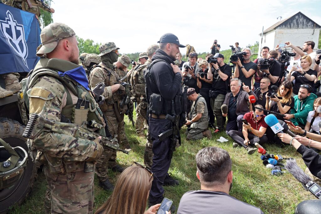 Briefing of Liberty of Russia Legion and Russian V