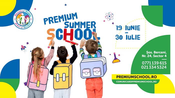 Premium Summer School - o școală de vară unde copiii învață că educația poate fi distractivă