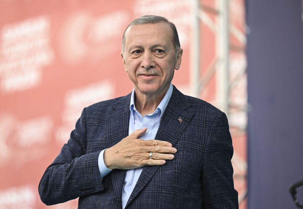 Turkish President Recep Tayyip Erdogan in Samsun