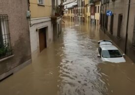 Dezastru în Italia, unde a plouat în 4 zile cât într-un an întreg. Ciclonul a avansat spre România (Video)
