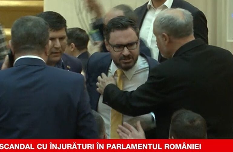 Scandal în Parlament, între deputații Dan Tanasă și Adrian Solomon. „Am ajuns să ne înjurăm de mame în plen?” (Video)